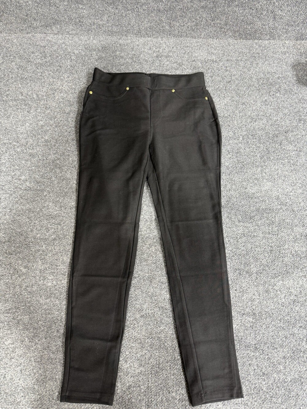 Michael Kors Womens Pants Medium Black Pull On Stretch Slim Leg Casual Office